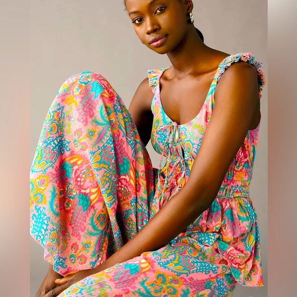 Anthropology Love the Label Eva Jumpsuit. Price firm. - Picture 4 of 7